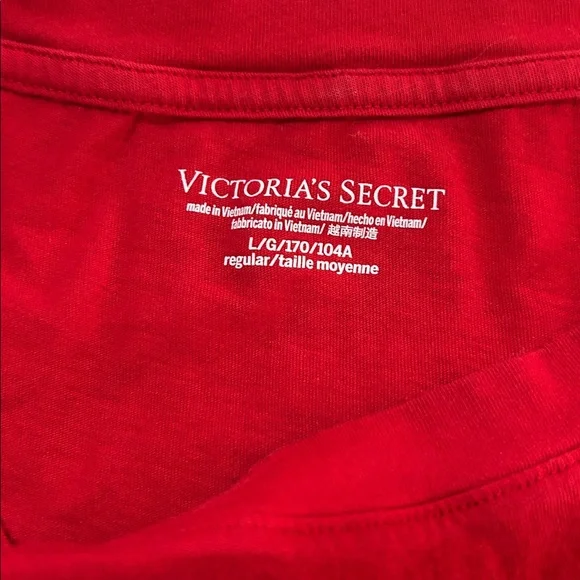 Victoria's Secret Red PJ Top Set - Picture 3 of 13